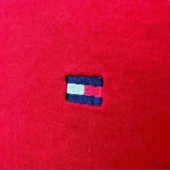 Tommy Hilfiger Womens Red Sleepwear Logo Sleeveless Preppy Prep Top Medium - Picture 4 of 9